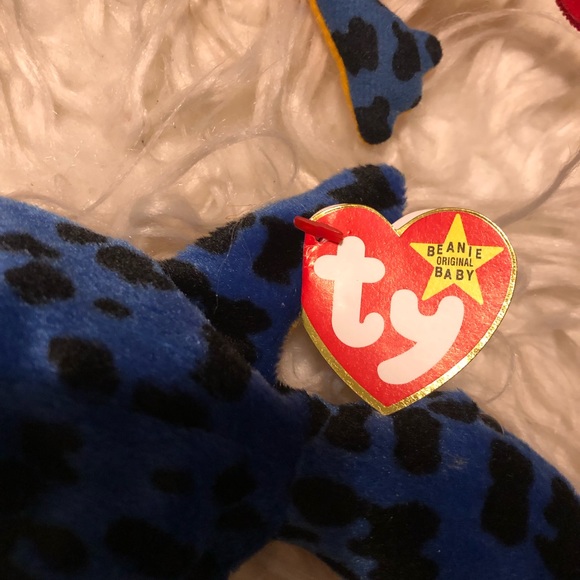RARE ORIGINAL Beanie Baby Lizzy Mint condition with Errors retired. - Picture 3 of 11
